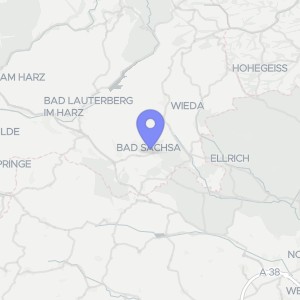 Karte von Steinstraße 1, 37441 Bad Sachsa