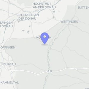 Karte von Hangstraße 2 und Nähe Hangstraße, 89438 Holzheim, Ellerbach