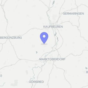 Karte von Bergmangstraße 23 und 25, 87674 Ruderatshofen, Hiemenhofen
