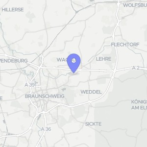 Karte von Kleiner Mooranger 47, 38108 Braunschweig, Dibbesdorf