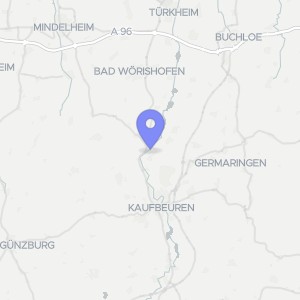Karte von An der Säge 15, 87666 Pforzen