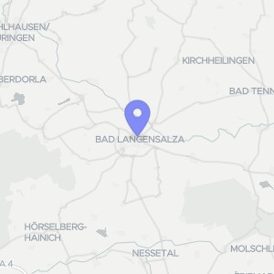 Karte von Hüngelsgasse 1, 99947 Bad Langensalza