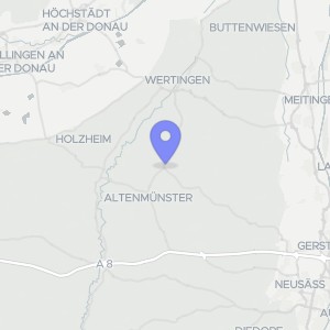 Karte von Gartenstraße  9, 86494 Emersacker