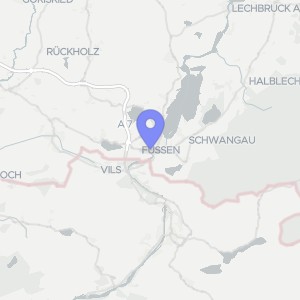 Karte von Florianstraße 3, 87629 Füssen