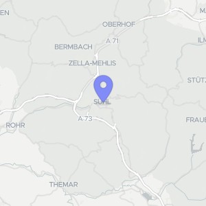 Karte von Rimbachstraße 51, 53b, 98527 Suhl