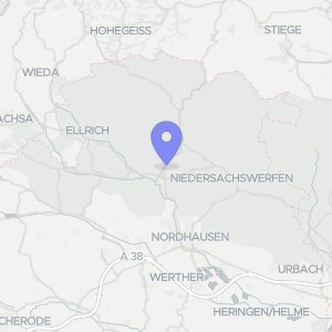 Karte von Harzstraße  35d, 99768 Harztor, Niedersachswerfen
