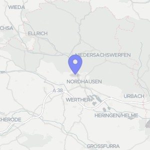 Karte von Fichtestraße  7, 99734 Nordhausen