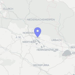 Karte von Alte Leipziger Straße  57, 99734 Nordhausen, Bielen