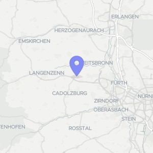 Karte von Tannenstraße  1, 90556 Seukendorf