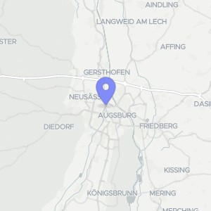 Karte von Flurstraße  23, 86154 Augsburg