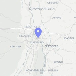 Karte von Kolbergstraße  4, 86167 Augsburg