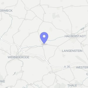 Karte von Mühlenstraße 1, 38895 Blankenburg, OT Derenburg