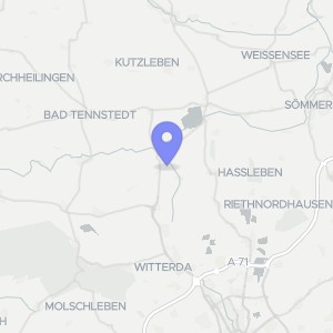 Karte von Bahnstraße 41, 99189 Gebesee