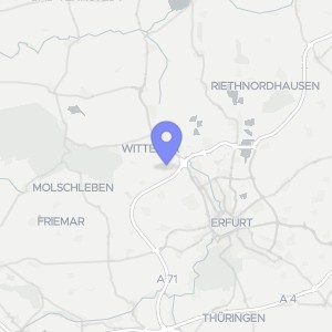 Karte von Beerenweg  11, 99090 Erfurt OT Tiefthal