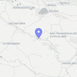 Karte von Hinter der Schenke, 99707 Kyffhäuserland , Hachelbich