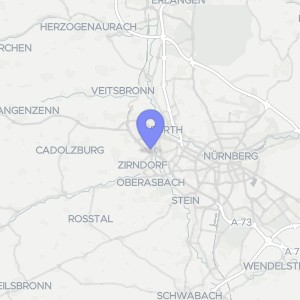 Karte von Am Steineck 2, 90768 Fürth