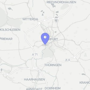 Karte von Wartburgstr.  40, 99094 Erfurt , OT Hochheim