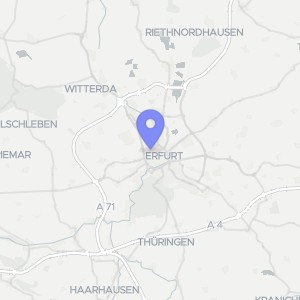 Karte von Blumenstr.  10, 99092 Erfurt