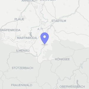 Karte von Kastanienallee 11 11, 98693 Ilmenau, Gräfinau-Angstedt