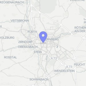 Karte von Rothenburger Straße 174, 90439 Nürnberg, Sündersbühl