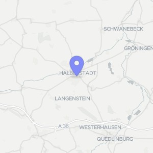 Karte von Friedenstr. 13, 38820 Halberstadt