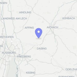 Karte von Am Weiher 18, 86573 Obergriesbach