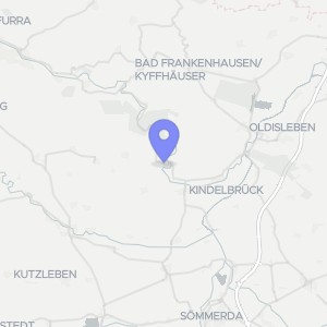 Karte von Oberbösaer Straße  17, 99638 Kindelbrück, Bilzingsleben