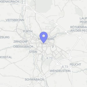 Karte von Haslerstraße 33, 90433 Nürnberg, Steinbühl