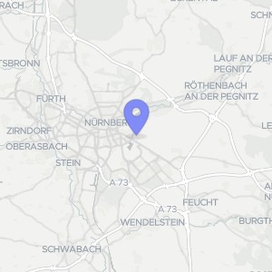 Karte von Valznerweiherstraße  36, 90480 Nürnberg , Gleißhammer