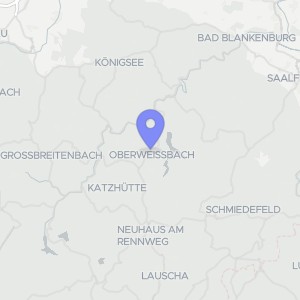 Karte von Rudolstädter Straße  48, 98744 Stadt Schwarzatal, OT Oberweißbach