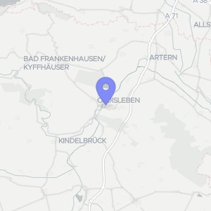 Karte von Am Bahnhof, 06577 An der Schmücke , Heldrungen