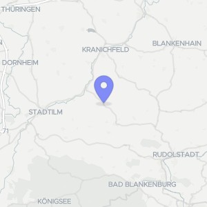 Karte von Kranichfelder Straße  26, 07407 Rudolstadt, OT Breitenheerda