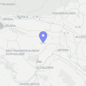 Karte von Bergstraße  171, 06567 Bad Frankenhausen , Ichstedt