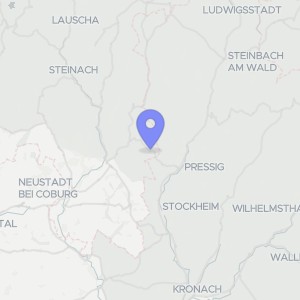 Karte von Kirchstraße 20, 96524 Föritztal OT Heinersdorf