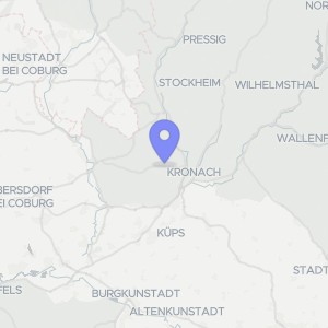 Karte von Tannenstraße 26, 96317 Kronach, Gehülz u. Seelach