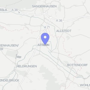 Karte von Nordstraße 6, 06556 Artern