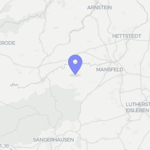 Karte von Dorfstraße  3, 06343 Mansfeld, Piskaborn