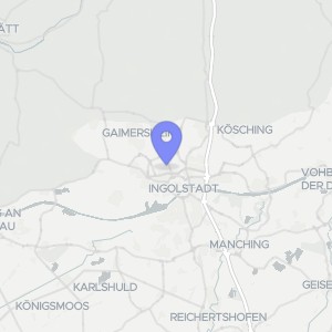 Karte von Wohnung im 6. OG; Lfd. Nr. 2: Tiefgaragenstellplatz: Waldeysenstraße 19, 85057 Ingolstadt