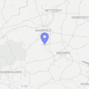 Karte von Bäckergasse 1, 06313 Ahlsdorf