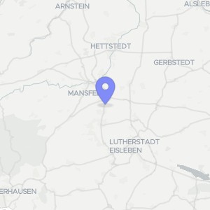 Karte von Bahnhofstraße  16, 06308 Klostermansfeld