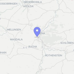 Karte von Mühlenstraße  103, 07745 Jena