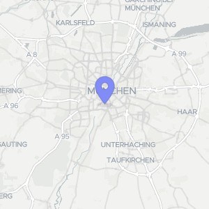 Karte von Untere Weidenstraße 6, 81543 München (Untergiesing-Harlaching)