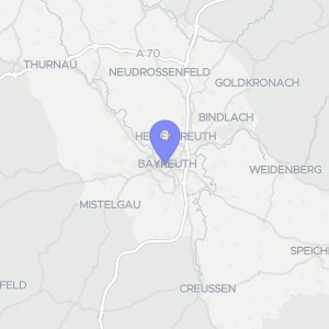 Karte von Opernstraße  7, 95444 Bayreuth