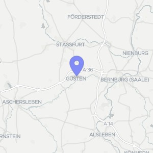 Karte von Wiesenstraße  4, 39439 Güsten
