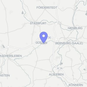 Karte von Heinrich-Heine-Straße 6, 39439 Güsten