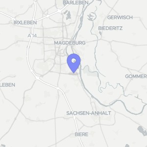 Karte von Hosse-Privatweg 19, 39122 Magdeburg