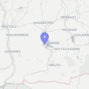 Karte von Hubertusstraße  7 c, 83707 Bad Wiessee