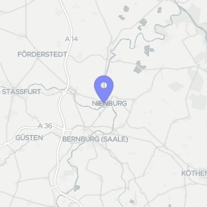 Karte von Gattersleber Straße  6, 06429 Nienburg (Saale)