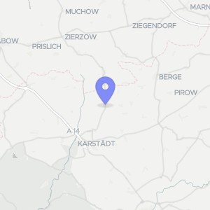 Karte von Hauptstraße 35, 19357 Karstädt, Dallmin