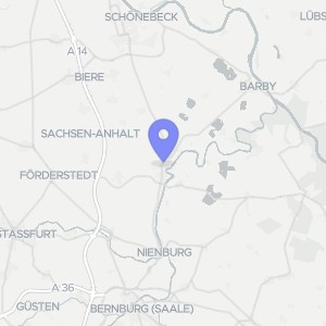 Karte von Magdeburger Straße 25, 39240 Calbe